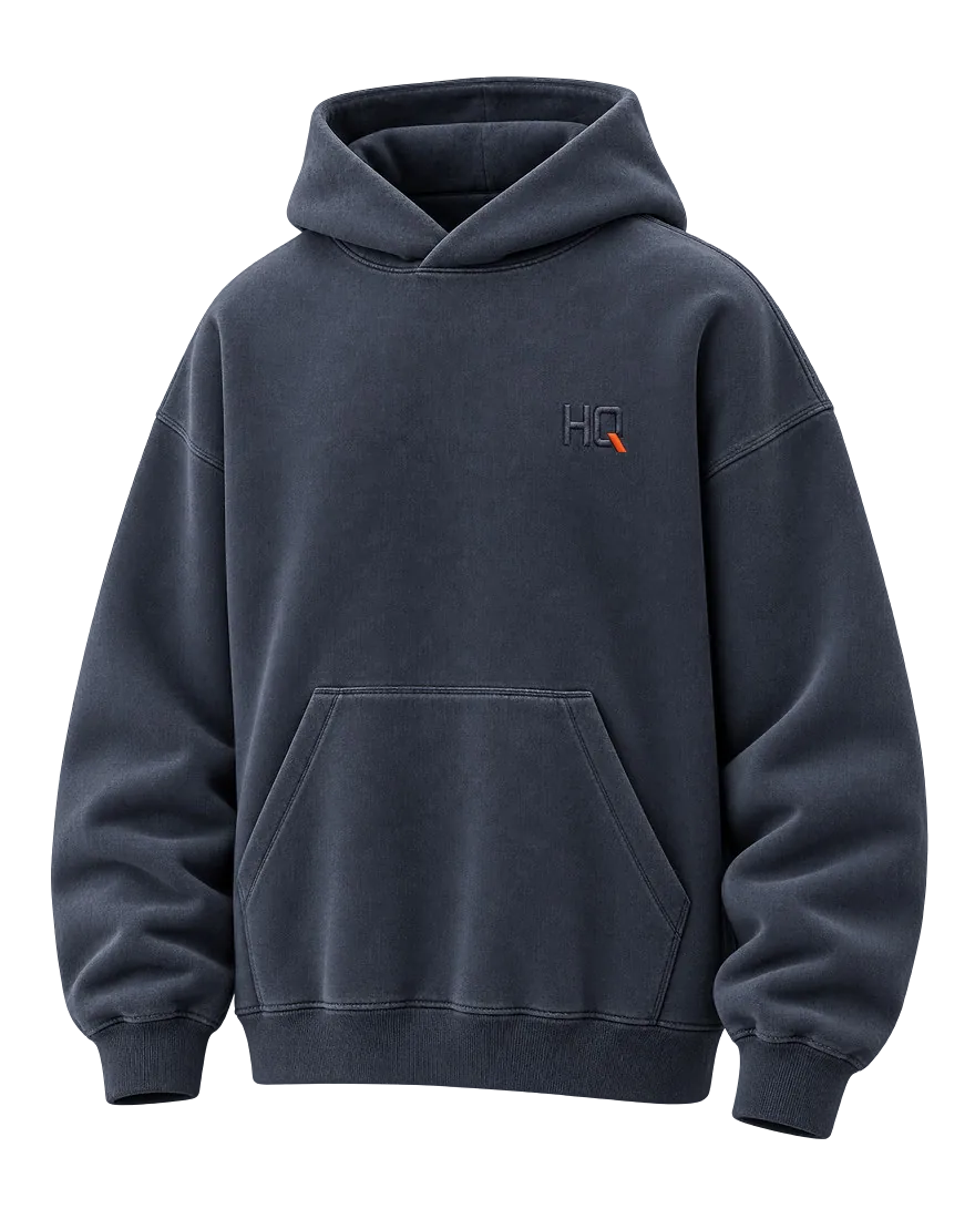 Night Shift Hoodie in washed slate